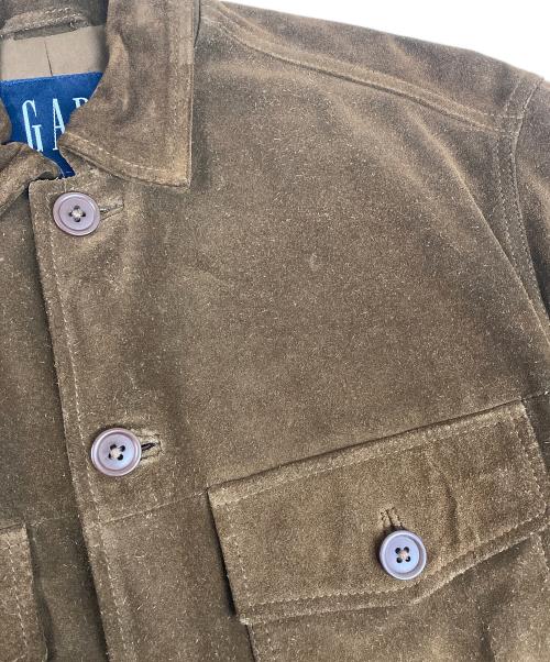 GAP（ギャップ）GAP (ギャップ) スウェードジャケット ブラウン サイズ:XSの古着・服飾アイテム