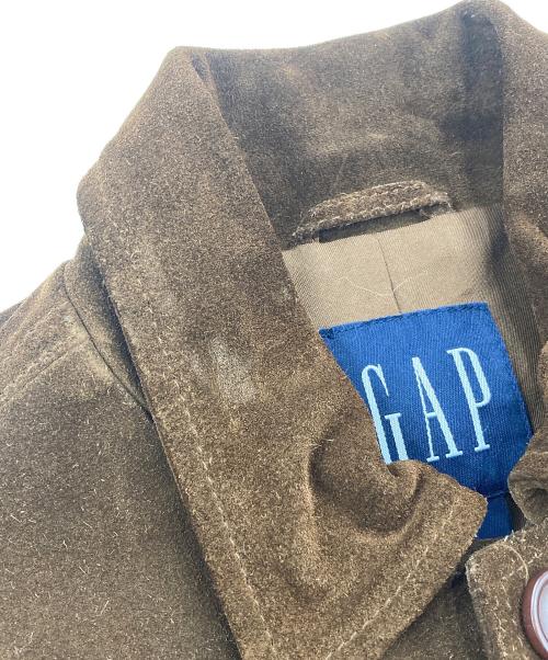 GAP（ギャップ）GAP (ギャップ) スウェードジャケット ブラウン サイズ:XSの古着・服飾アイテム