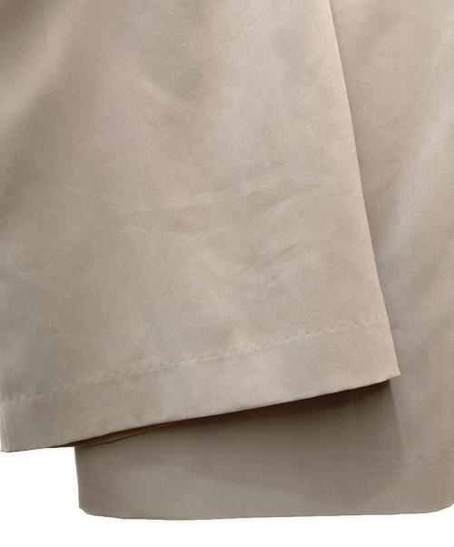 SOEJU（ソージュ）SOEJU (ソージュ) スラントタックワイドパンツ ブラウン サイズ:Mの古着・服飾アイテム