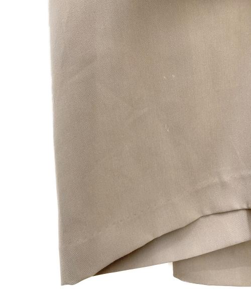 SOEJU（ソージュ）SOEJU (ソージュ) スラントタックワイドパンツ ブラウン サイズ:Mの古着・服飾アイテム