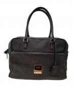 ANYA HINDMARCHアニヤ・ハインドマーチ）の古着「ボストンバッグ」｜ブラック