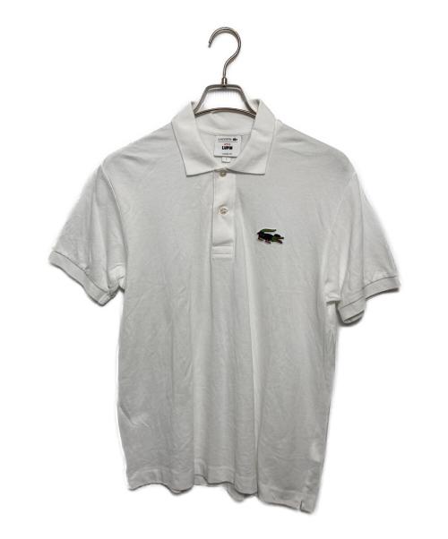 LACOSTE（ラコステ）LACOSTE (ラコステ) NETFLIX (ネットフリックス) ポロシャツ ホワイト サイズ:4の古着・服飾アイテム