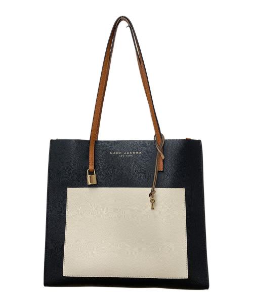 MARC JACOBS（マークジェイコブズ）MARC JACOBS (マークジェイコブズ) GRIND COLORBLOCK TOTE BAG M0016131 ブラックの古着・服飾アイテム