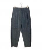 adidasアディダス）の古着「SSTアディカラーベロアトラックパンツ JW8377」｜ブラック