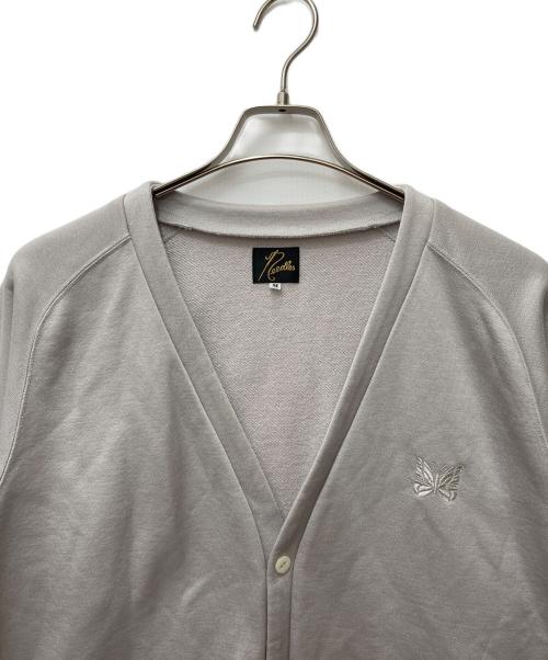 Needles（ニードルズ）Needles (ニードルズ) V Neck Cardigan　MR304 グレー サイズ:Mの古着・服飾アイテム