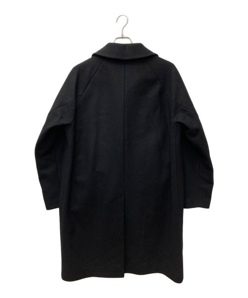 HEVO（イーヴォ）HEVO (イーヴォ) CRISPIANO ラグランコート ブラック サイズ:44の古着・服飾アイテム