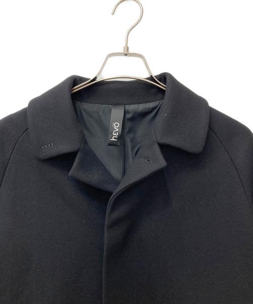 HEVO（イーヴォ）HEVO (イーヴォ) CRISPIANO ラグランコート ブラック サイズ:44の古着・服飾アイテム