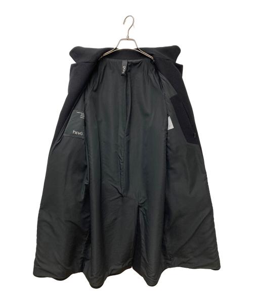 HEVO（イーヴォ）HEVO (イーヴォ) CRISPIANO ラグランコート ブラック サイズ:44の古着・服飾アイテム