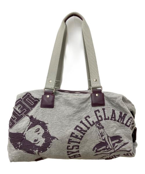 Hysteric Glamour（ヒステリックグラマー）Hysteric Glamour (ヒステリックグラマー) ボストンバッグ 0193QB03 グレーの古着・服飾アイテム