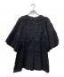 Adam et Rope (アダム エ ロペ) ジャガードペプラムブラウス　GAH-23180 ブラック サイズ:FREE：4000円