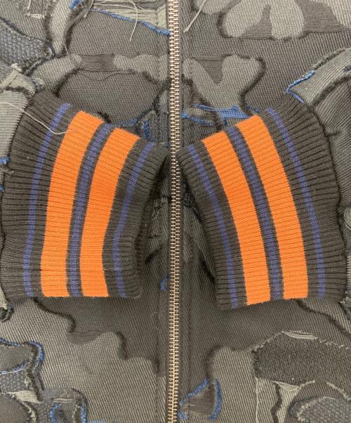 VALENTINO（ヴァレンティノ）VALENTINO (ヴァレンティノ) RE-SEW Bomber Jacket　UV0CII406T4 ブラック サイズ:48の古着・服飾アイテム