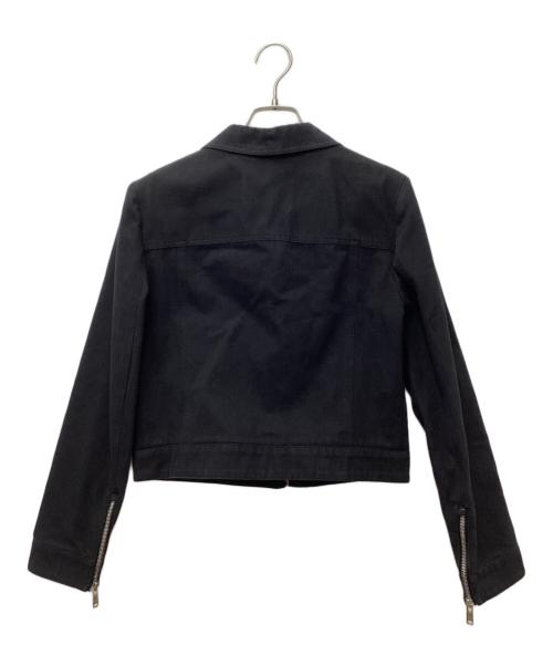 PRADA（プラダ）PRADA (プラダ) コットンジップジャケット 290583 8141 ブラック サイズ:40の古着・服飾アイテム