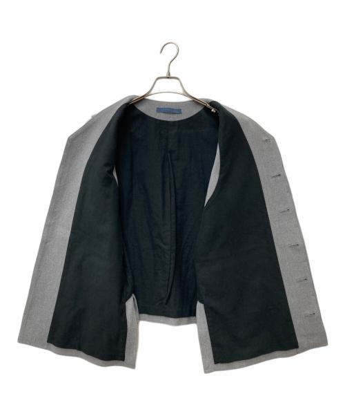 semoh（セモー）semoh (セモー) cotton wool military vest　n20-4-01 グレー サイズ:1の古着・服飾アイテム