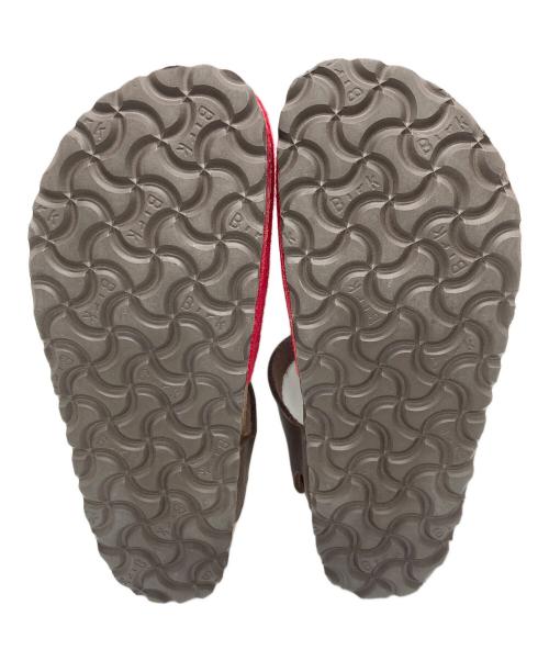 BIRKENSTOCK（ビルケンシュトック）BIRKENSTOCK (ビルケンシュトック) MESSIA サボサンダル レッド サイズ:35の古着・服飾アイテム