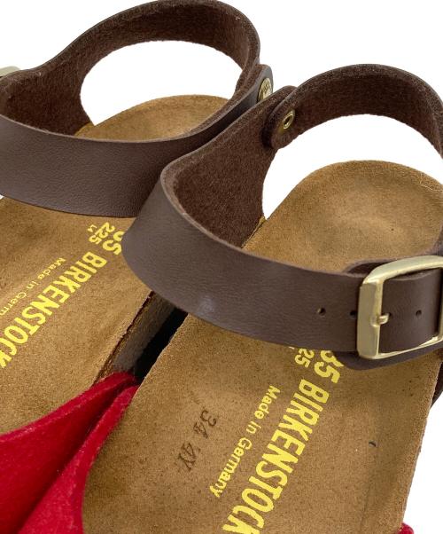 BIRKENSTOCK（ビルケンシュトック）BIRKENSTOCK (ビルケンシュトック) MESSIA サボサンダル レッド サイズ:35の古着・服飾アイテム
