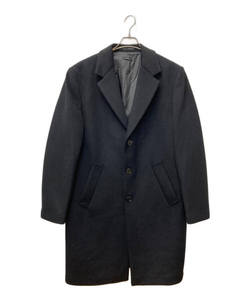 ZARA（ザラ）ZARA (ザラ) ウールレギュラーフィットコート　2949/310/800 ブラック サイズ:Mの古着・服飾アイテム