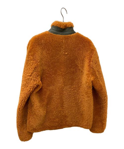 LOEWE（ロエベ）LOEWE (ロエベ) ムートンボアジャケット オレンジ サイズ:44の古着・服飾アイテム