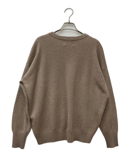 margaux vintage（マルゴー ヴィンテージ）margaux vintage (マルゴー ヴィンテージ) ビッグポケットニットプルオーバー　MGKN-25131 ブラウン サイズ:表記なしの古着・服飾アイテム