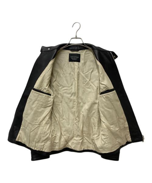 nano・universe（ナノ・ユニバース）nano・universe (ナノ・ユニバース) シングルライダースジャケット　668-9213001 ブラック サイズ:Sの古着・服飾アイテム