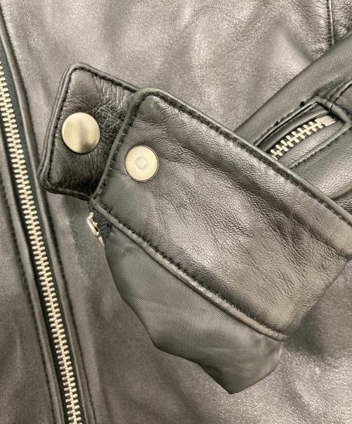 nano・universe（ナノ・ユニバース）nano・universe (ナノ・ユニバース) シングルライダースジャケット　668-9213001 ブラック サイズ:Sの古着・服飾アイテム