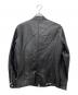 nano・universe (ナノ・ユニバース) シングルライダースジャケット　668-9213001 ブラック サイズ:S：8000円