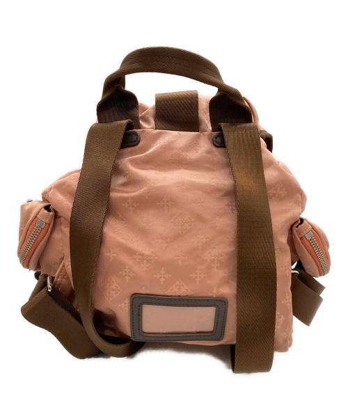 russet（ラシット）russet (ラシット) 総柄巾着リュック ピンクの古着・服飾アイテム