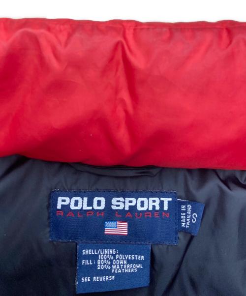POLO SPORT（ポロスポーツ）POLO SPORT (ポロスポーツ) ダウンジャケット レッド サイズ:Sの古着・服飾アイテム