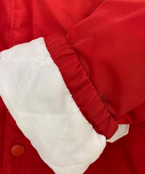 Champion（チャンピオン）Champion (チャンピオン) stussy (ステューシー) 裏ボアコーチジャケット　C8-J626 レッド サイズ:Sの古着・服飾アイテム