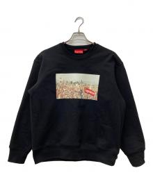 SUPREME（シュプリーム）の古着「Box Logo Aerial Crewneck」｜ブラック