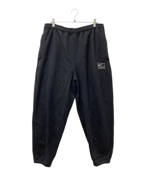 NIKE（ナイキ）NIKE (ナイキ) stussy (ステューシー) Stone Washed Fleece Pant　FN5235-010 ブラック サイズ:XLの古着・服飾アイテム