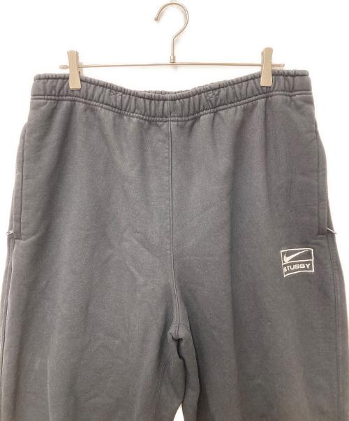 NIKE（ナイキ）NIKE (ナイキ) stussy (ステューシー) Stone Washed Fleece Pant　FN5235-010 ブラック サイズ:XLの古着・服飾アイテム