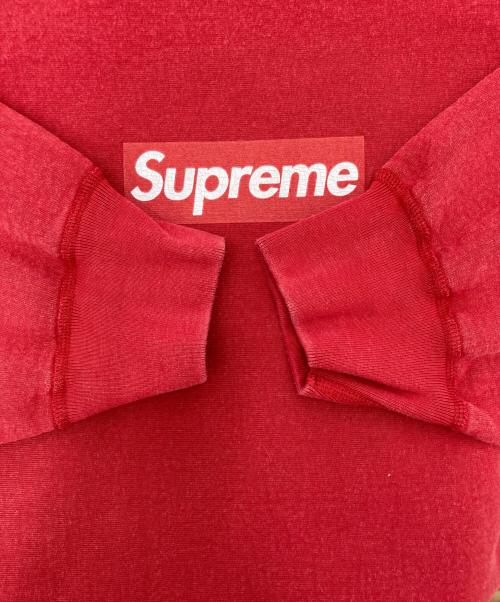 SUPREME（シュプリーム）SUPREME (シュプリーム) Washed Box Logo Crewneck レッド サイズ:XLの古着・服飾アイテム