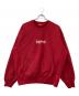 SUPREME（シュプリーム）の古着「Washed Box Logo Crewneck」｜レッド