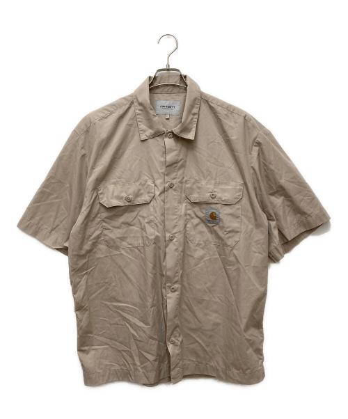 CarHartt（カーハート）CarHartt (カーハート) S/S CRAFT SHIRT ベージュ サイズ:Lの古着・服飾アイテム