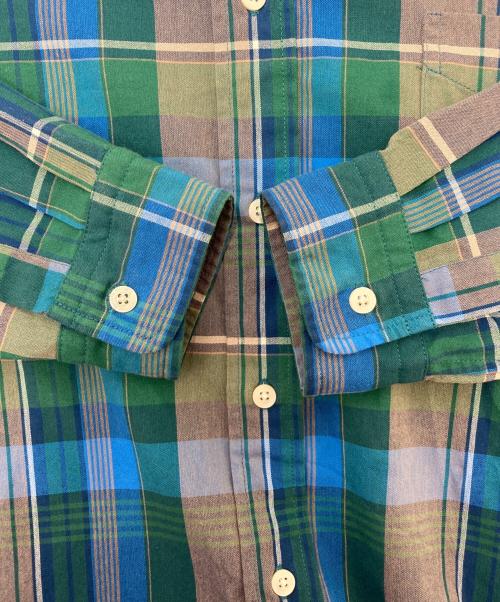 THE NORTH FACE（ザ ノース フェイス）THE NORTH FACE (ザ ノース フェイス) ロングスリーブマドラスシャツ NR12431 ブルー サイズ:Ｍの古着・服飾アイテム