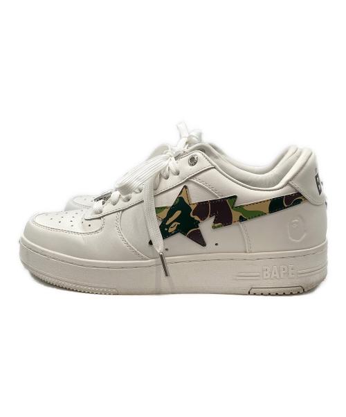 A BATHING APE（ア ベイシング エイプ）A BATHING APE (アベイシングエイプ) ABC CAMO BAPE STA　0ZXSHM191335N ホワイト サイズ:28の古着・服飾アイテム