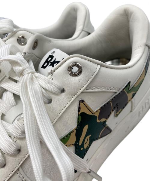 A BATHING APE（ア ベイシング エイプ）A BATHING APE (アベイシングエイプ) ABC CAMO BAPE STA　0ZXSHM191335N ホワイト サイズ:28の古着・服飾アイテム
