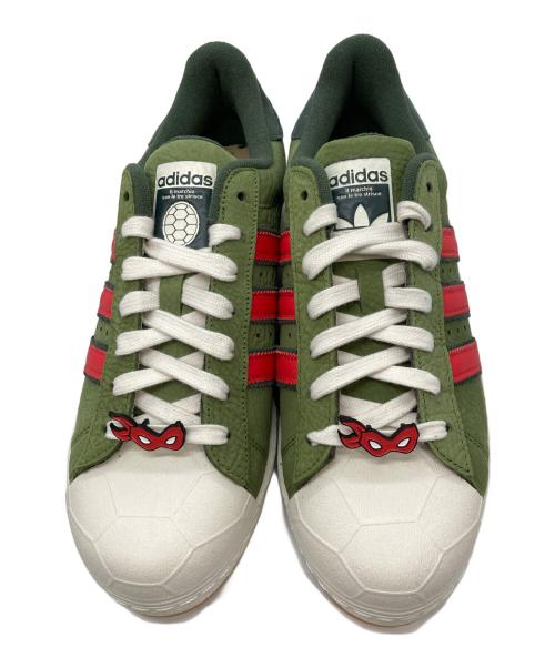 adidas（アディダス）adidas Teenage Mutant Ninja Turtles (ティーンエイジ・ミュータント・ニンジャ・タートルズ) TMNT SHELLTOE　IF9280 CRAGRN/PANTON/SHAGRN サイズ:27cm 未使用品の古着・服飾アイテム