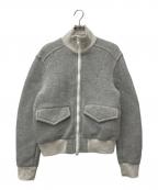 sacai luckサカイラック）の古着「ハイネックジップアップジャケット　15AWLU1038」｜グレー