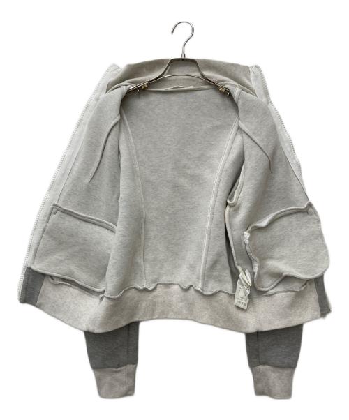 sacai luck（サカイラック）sacai luck (サカイラック) ハイネックジップアップジャケット　15AWLU1038 グレー サイズ:3の古着・服飾アイテム