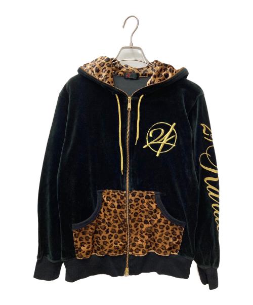 24karats（トゥエンティーフォーカラッツ）24karats (トゥエンティーフォーカラッツ) セットアップベロアジャージ KR8S-N-310 ブラック サイズ:Mの古着・服飾アイテム