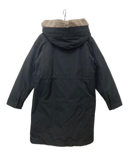 BEAUTY&YOUTH（ビューティーアンドユース）BEAUTY&YOUTH (ビューティーアンドユース) フェイクファーフードダウンライナーコート　1625-199-1532 ブラック サイズ:Mの古着・服飾アイテム