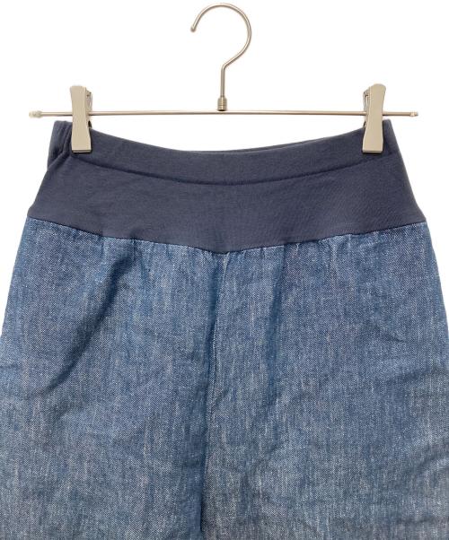 BEARDSLEY（ビアズリー）BEARDSLEY (ビアズリー) ウエストリブワイドパンツ インディゴ サイズ:Ｆの古着・服飾アイテム