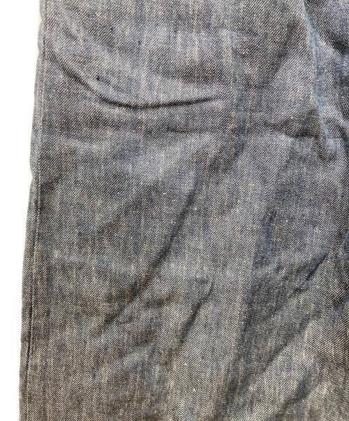 BEARDSLEY（ビアズリー）BEARDSLEY (ビアズリー) ウエストリブワイドパンツ インディゴ サイズ:Ｆの古着・服飾アイテム