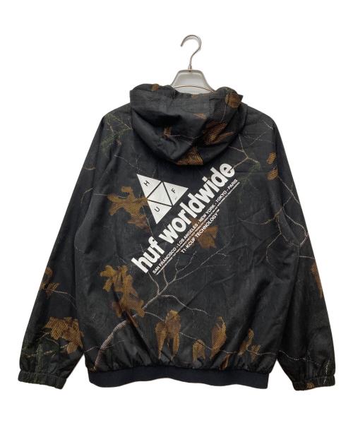 HUF（ハフ）HUF (ハフ) NETWORK LIGHTWEIGHT JACKET ブラック サイズ:Lの古着・服飾アイテム