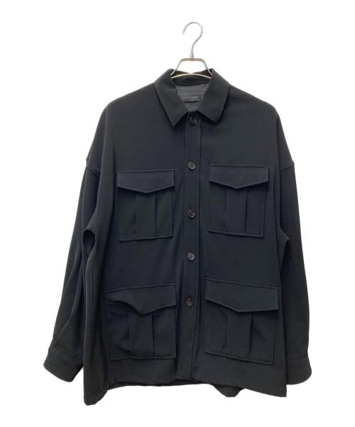 juha（ユハ）juha (ユハ) OVERSIZED SAFARI JACKET　10090202 ブラック サイズ:2の古着・服飾アイテム