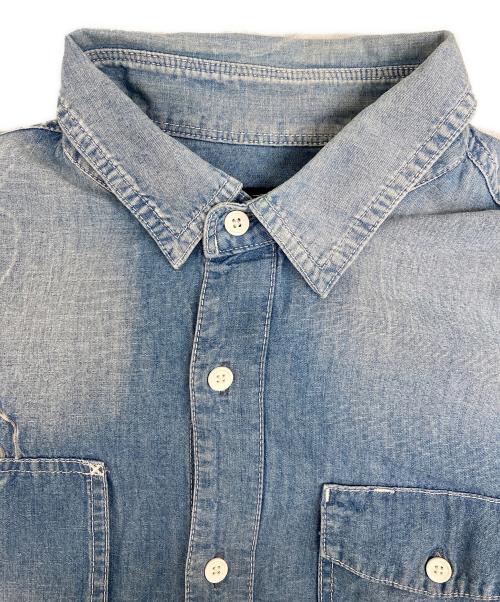 stussy（ステューシー）stussy (ステューシー) SSリンクシャンブレーシャツ インディゴ サイズ:Lの古着・服飾アイテム