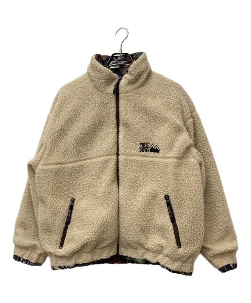 FIRST DOWN（ファーストダウン）FIRST DOWN (ファーストダウン) FREAK'S STORE (フリークスストア) リバーシブルジャケット　203-1509 ブラウン×ベージュ サイズ:Mの古着・服飾アイテム
