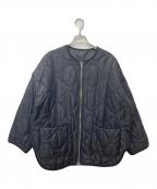 BEAUTY&YOUTHビューティーアンドユース）の古着「ナイロンヘチマキルティング オーバージャケット」｜ブラック