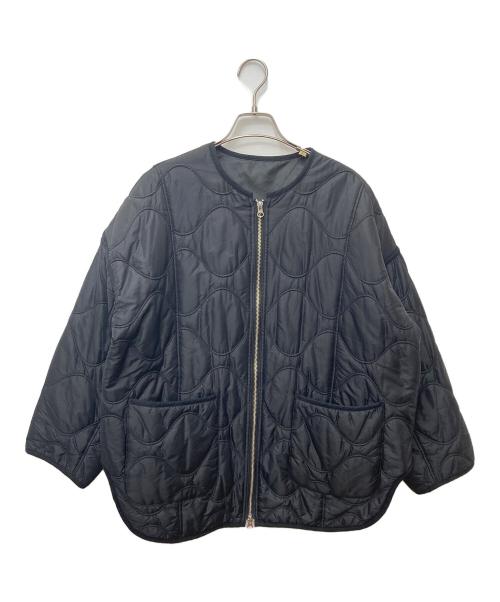 BEAUTY&YOUTH（ビューティーアンドユース）BEAUTY&YOUTH (ビューティーアンドユース) ナイロンヘチマキルティング オーバージャケット ブラック サイズ:Mの古着・服飾アイテム